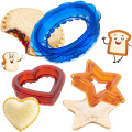YM Sandwich Cutter And Sealer Plastic Cookie Cutter DIY Kid Uncrustables Sandwich Cutter
